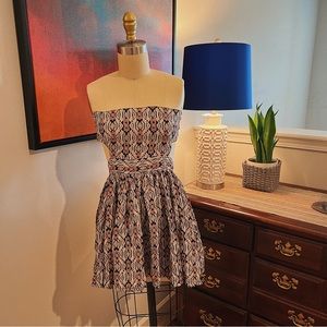 Brandy Melville/John Galt Cutout Tie Back Mini Dress